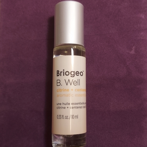 Briogeo B. Well Citrine & Centered Aromatic Essential Oil Crystal Roller Ball - Picture 2 of 2